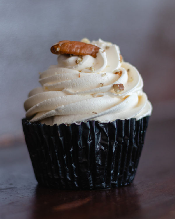 carrot and nut cupcake