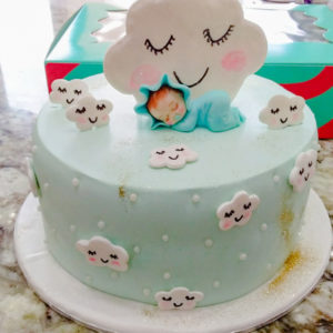 Baby and Cloud Cake