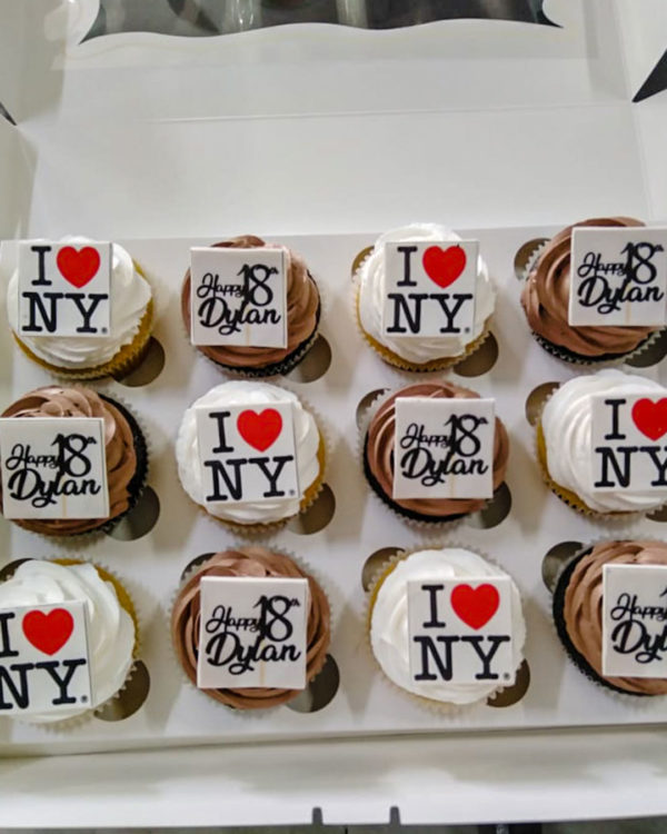 I Love New York Cupcakes